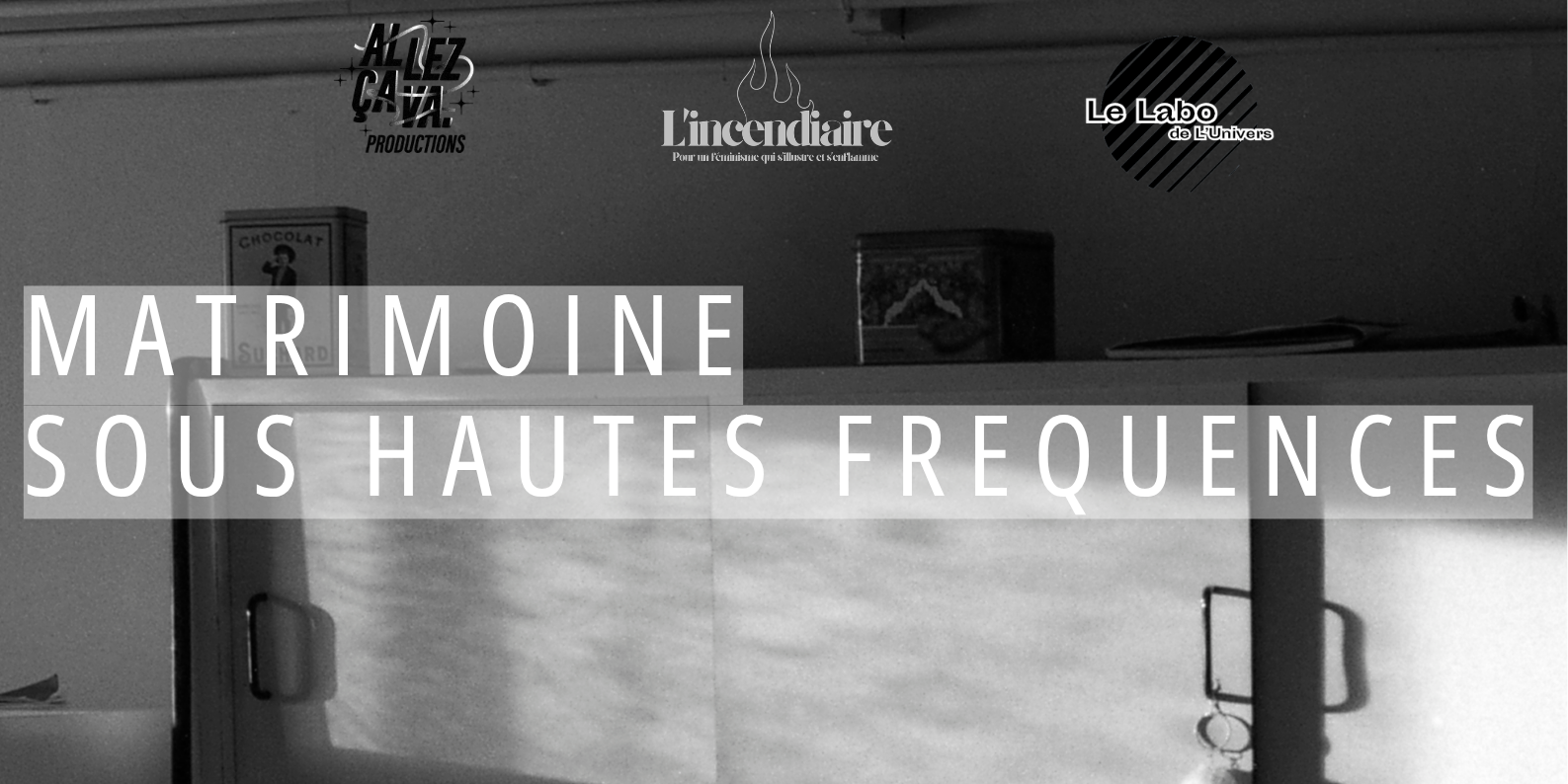 Affiche Vernissage "Matrimoine sous hautes Fr&eacute;quences"