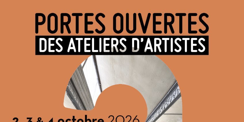 Affiche Portes ouvertes ateliers d&rsquo;artistes